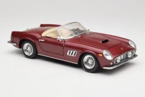 Ferrari 250 GT California Spider LWB Maroon Red Hot Wheels 1:18 25727 Diecast - image 6 of 8
