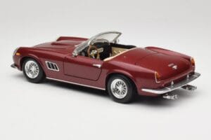 Ferrari 250 GT California Spider LWB Maroon Red Hot Wheels 1:18 25727 Diecast - image 7 of 8
