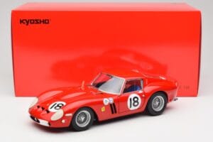 Ferrari 250 GTO #18 P. Rodriguez Daytona Continental 3 Hours Winner 1963 Kyosho 1:18 08438F Diecast - image 8 of 8