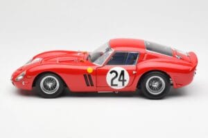 Ferrari 250 GTO #24 J. Blaton / G. Langlois 2nd 24 Hours of Le Mans 1963 Kyosho 1:18 08432C Diecast - image 4 of 8