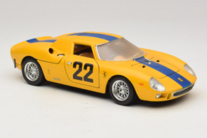 Ferrari 250 LM #22 Yellow 1965 Bburago 1:18 3333-Y1 Diecast - image 6 of 8