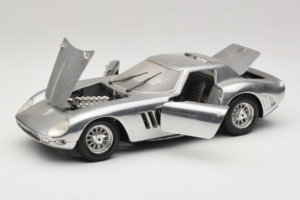 Ferrari 275 GTB Chrome Silver Guiloy 1:18 B004 Diecast - image 2 of 8