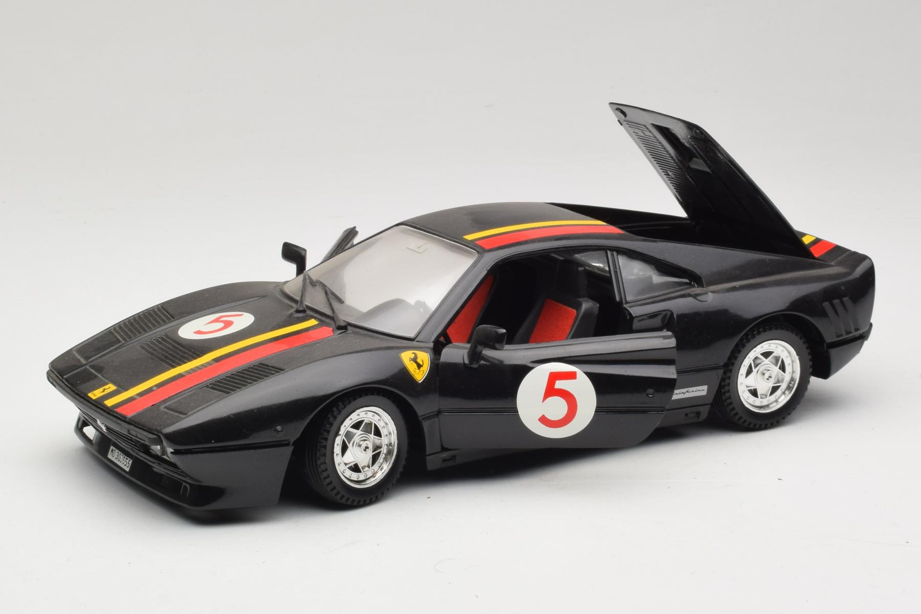 ★レア★Bburago 1/18★フェラーリ 288GTO★ブラック Tonka Ferrari 288 GTO 1:18 Racing #5 Black