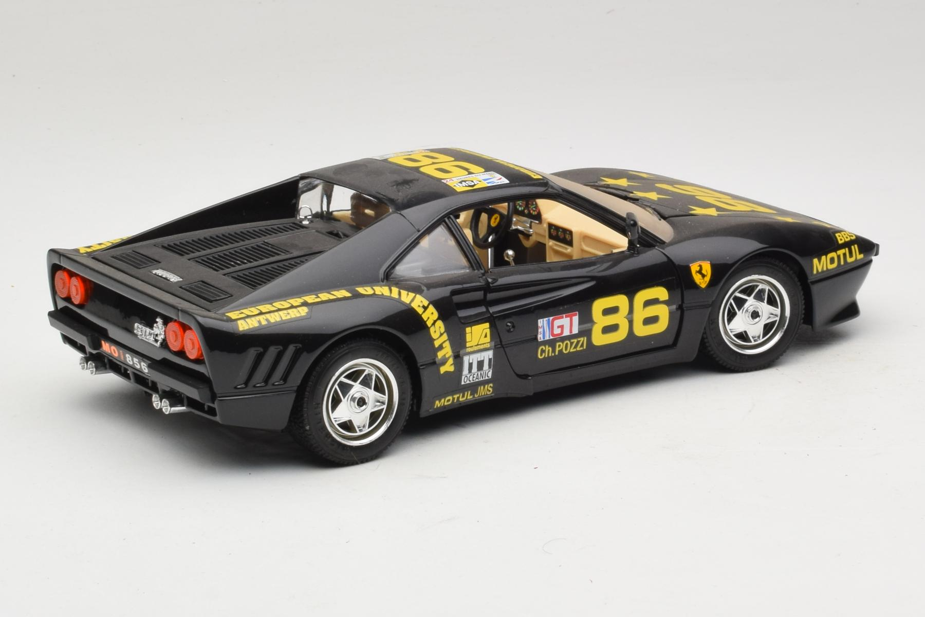 ★Bburago 1/18★フェラーリ 288GTO★ブラック Ferrari 288 GTO #86 Black Limited Edition 1984 Bburago 1:18