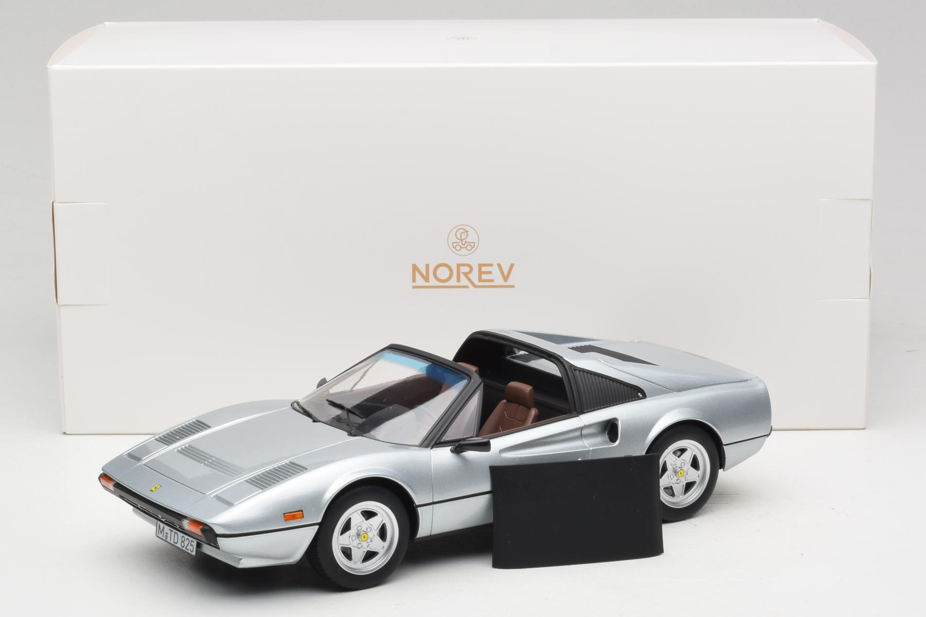 Norev Ferrari 308 GTS Silver 1:18 Diecast Model