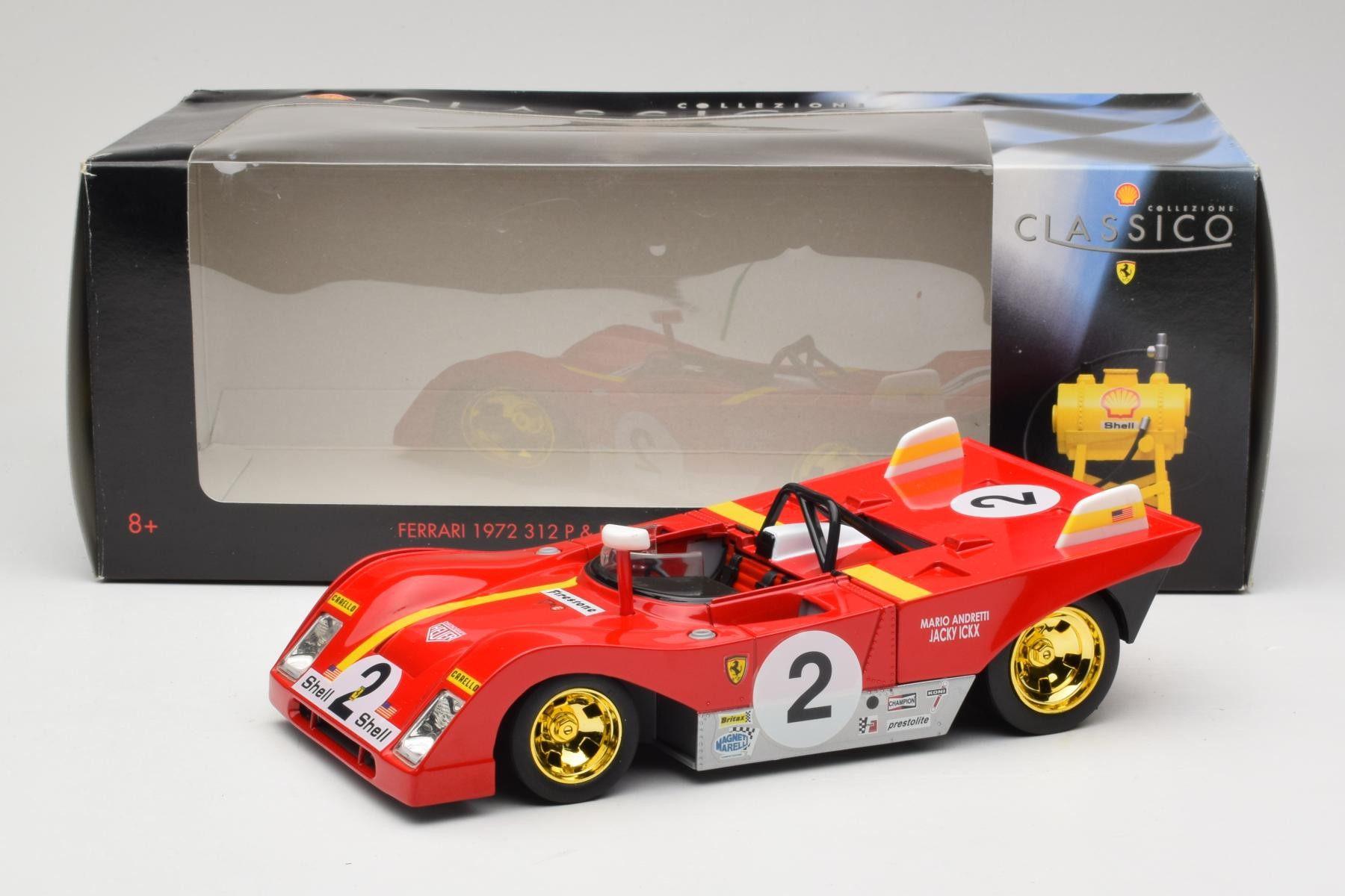 Shell Ferrari 312 PB 1:18 Number 2 Sportscar 1972