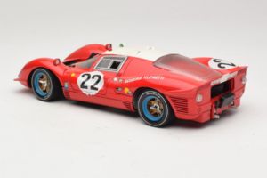 Ferrari 330 P4 #22 Scuderia Filipinetti Poor Condition 1967 Revell 1:18 48825-P1 Diecast - image 7 of 8