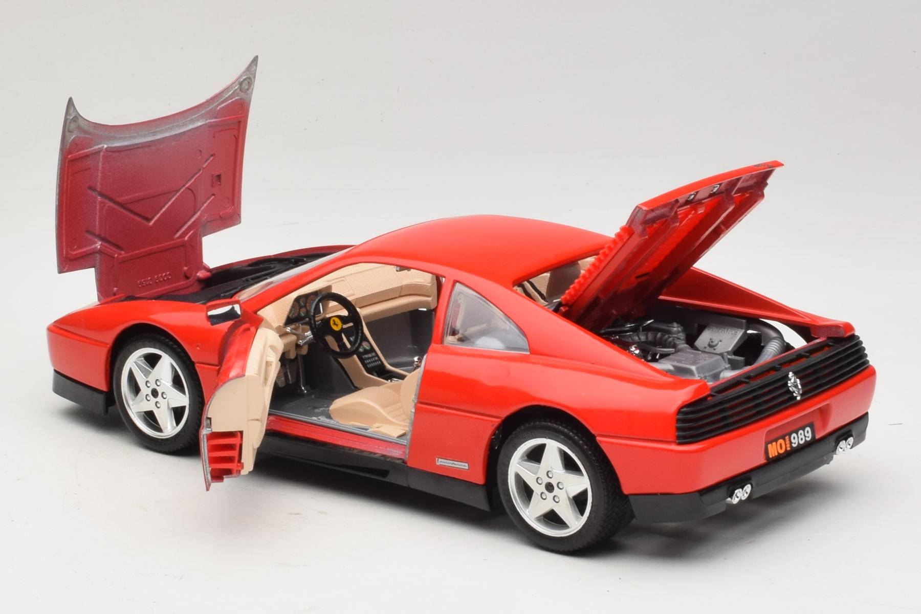 Bburago Ferrari 348 tb 1:18 Red Diecast Replica