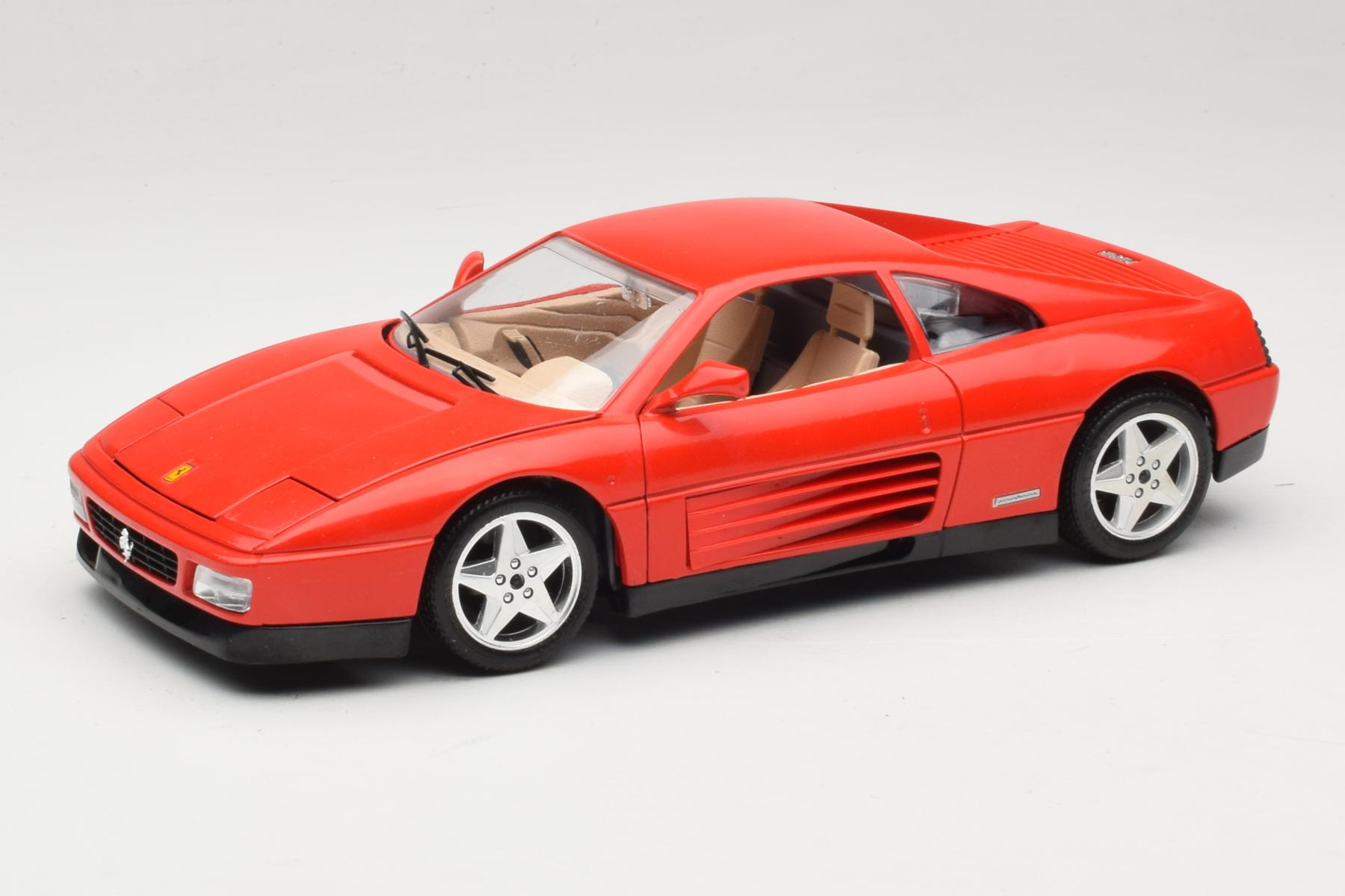 ヴィンテージミニカー 1/18 まとめ売り ブラゴ フェラーリ 348tb 他 Bburago Ferrari 348 tb 1:18 Red Diecast Replica