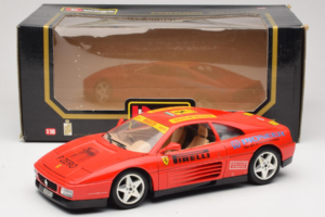 Ferrari 348tb Pirelli Red Bburago 1:18 3039-P2 Diecast - image 8 of 8