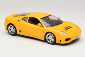 Ferrari 360 Modena 25 Jahre FMC Yellow Bburago 1:18 3358-Y1 Diecast - image 6 of 8