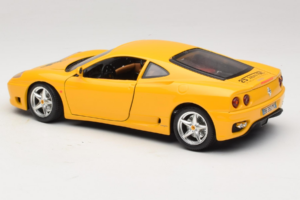 Ferrari 360 Modena 25 Jahre FMC Yellow Bburago 1:18 3358-Y1 Diecast - image 7 of 8