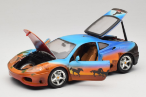 Ferrari 360 Modena Bracio Gotz Running Horses Livery Bburago 1:18 3358-B1 Diecast - image 2 of 8