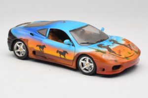 Ferrari 360 Modena Bracio Gotz Running Horses Livery Bburago 1:18 3358-B1 Diecast - image 6 of 8