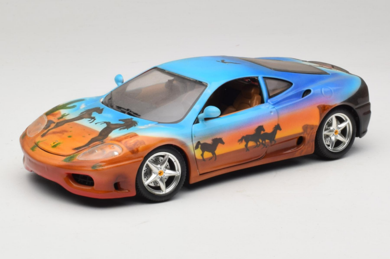 Ferrari 360 Modena Bracio Gotz Running Horses Livery Bburago 1:18 3358-B1 Diecast