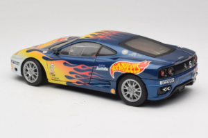 Ferrari 360 Modena Challenge #5 Hot Wheels Purple Fire Livery 1999 Bburago 1:18 29619 Diecast - image 7 of 8