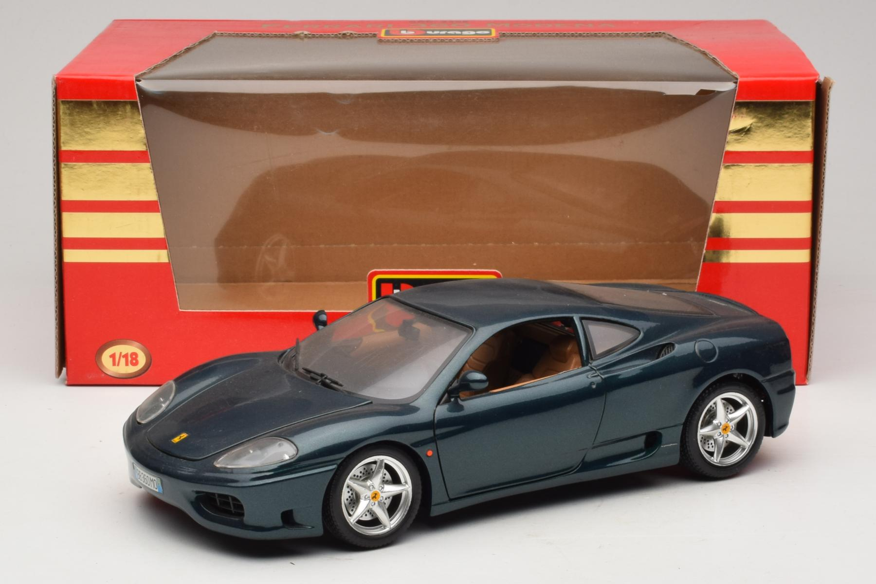 Bburago Ferrari 360 Modena Dark Green 1:18