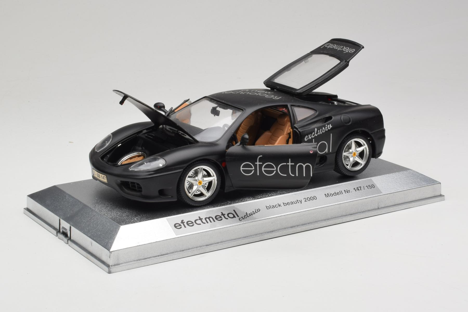 Ferrari 360 Modena Efecmetal Black Matt Limited Edition Exclusive