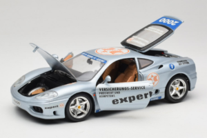 Ferrari 360 Modena Expert #1 Silver Bburago 1:18 3348-S1 Diecast - image 2 of 8