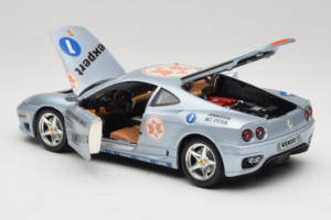 Ferrari 360 Modena Expert #1 Silver Bburago 1:18 3348-S1 Diecast - image 5 of 8