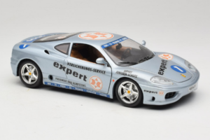 Ferrari 360 Modena Expert #1 Silver Bburago 1:18 3348-S1 Diecast - image 6 of 8