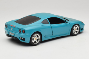 Ferrari 360 Modena Migros Limited Edition 333 pcs Blue Bburago 1:18 3358-G1 Diecast - image 3 of 8