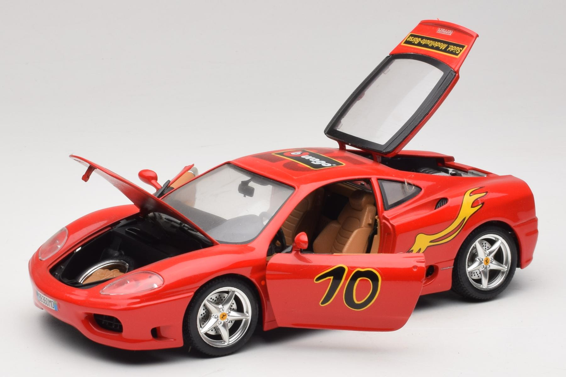 Ferrari 360 Modena #10 5 Jahre IG Bburago Red Bburago 1:18
