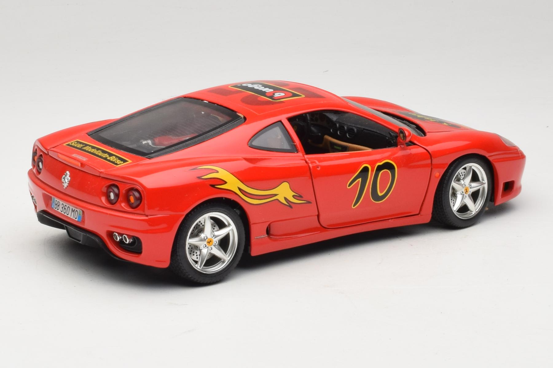 Ferrari 360 Modena #10 5 Jahre IG Bburago Red Bburago 1:18