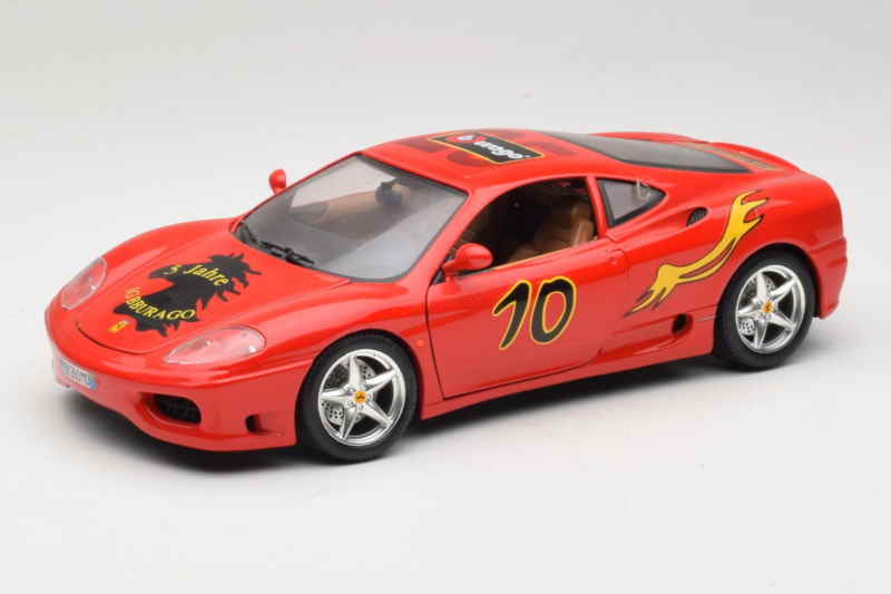 Ferrari 360 Modena #10 5 Jahre IG Bburago Red Bburago 1:18