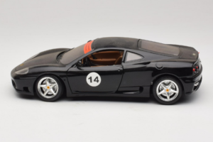 Ferrari 360 Modena #14 Black Limited Edition Bburago 1:18 3368-B1 Diecast - image 4 of 8