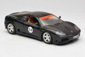 Ferrari 360 Modena #14 Black Limited Edition Bburago 1:18 3368-B1 Diecast - image 6 of 8