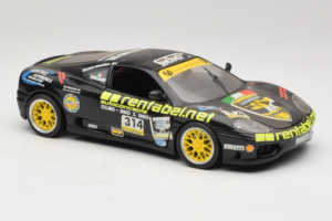 Ferrari 360 Modena Rentabel #314 Gagliardi Black Bburago 1:18 3378-B1 Diecast - image 6 of 8