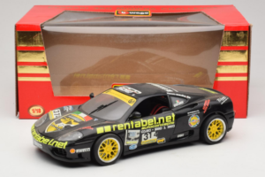 Ferrari 360 Modena Rentabel #314 Gagliardi Black Bburago 1:18 3378-B1 Diecast - image 8 of 8