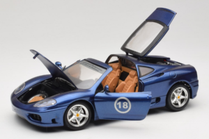 Ferrari 360 Modena Targa Limited Edition 333 pcs Purple Metallic Bburago 1:18 3348-F1 Diecast - image 2 of 8