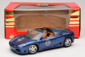 Ferrari 360 Modena Targa Limited Edition 333 pcs Purple Metallic Bburago 1:18 3348-F1 Diecast - image 8 of 8