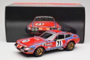 Ferrari 365 GTB4 Competizione #71 24 Hours of Le Mans 1974 Kyosho 1:18 08164A Diecast - image 8 of 8