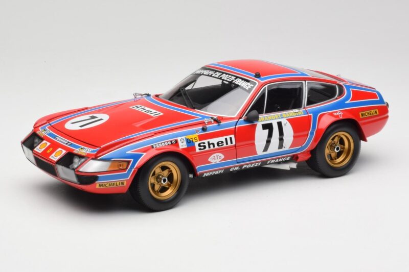 Ferrari 365 GTB4 Competizione #71 24 Hours of Le Mans 1974 Kyosho 1:18 Ferrari 365 GTB4 Competizione #71 24 Hours of Le Mans 1974 Kyosho 1:18 08164A Diecast