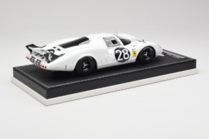 Ferrari 365 P2 #28 M. Gregory / J. Schlesser NART 24 Hours of Daytona 1967 White AB Models 1:18 REMC019 Resin - image 3 of 6