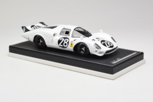 Ferrari 365 P2 #28 M. Gregory / J. Schlesser NART 24 Hours of Daytona 1967 White AB Models 1:18 REMC019 Resin - image 4 of 6