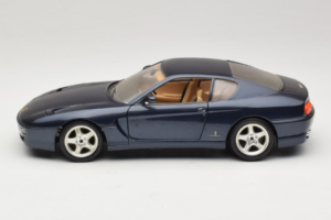 Ferrari 456 GT Blue Bburago 1:18 3036-B1 Diecast - image 4 of 8