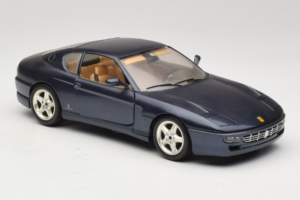 Ferrari 456 GT Blue Bburago 1:18 3036-B1 Diecast - image 6 of 8