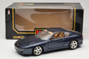 Ferrari 456 GT Blue Bburago 1:18 3036-B1 Diecast - image 8 of 8