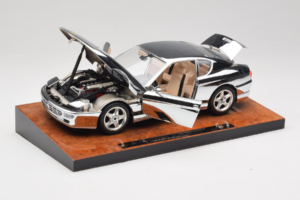 Ferrari 456 GT Chrome Silver Bburago 1:18 3746-R1 Diecast - image 2 of 8