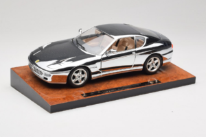 Ferrari 456 GT Chrome Silver Bburago 1:18 3746-R1 Diecast - image 3 of 8