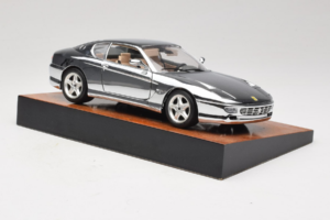Ferrari 456 GT Chrome Silver Bburago 1:18 3746-R1 Diecast - image 6 of 8