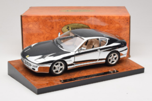 Ferrari 456 GT Chrome Silver Bburago 1:18 3746-R1 Diecast - image 8 of 8
