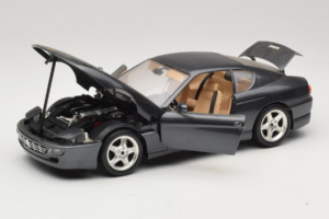 Ferrari 456 GT Grey Metallic Bburago 1:18 3036-G1 Diecast - image 2 of 8