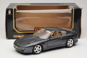 Ferrari 456 GT Grey Metallic Bburago 1:18 3036-G1 Diecast - image 8 of 8
