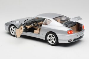 Ferrari 456 GT Silver Bburago 1:18 3036-M2 Diecast - image 5 of 8