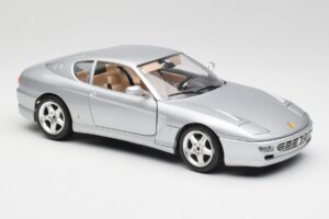Ferrari 456 GT Silver Bburago 1:18 3036-M2 Diecast - image 6 of 8